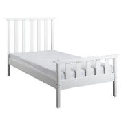 Single Bed, White And Silentnight