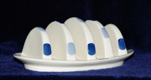 Toast Rack Blue Spot