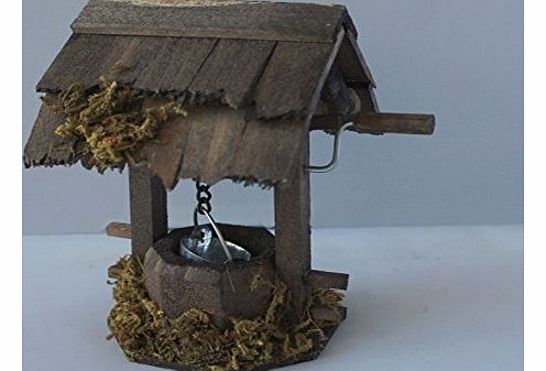 Fairy Fantasy FAIRY/PIXIE/HOBBIT WISHING WELL FAIRY GARDEN ACCESSORY HAND MADE FROM WOOD