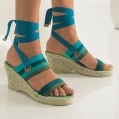 hula hoop leg-tie espadrille