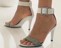 FAITH limit cuff detail chain mail sandal