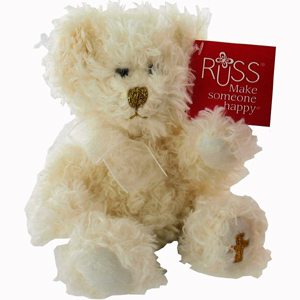 Faith Small Christening Teddy Bear