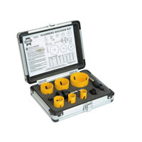 9 Piece Plumbers Holesaw Kit