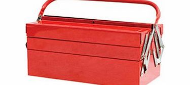 Faithfull TBC517 Metal Cantilever Tool Box 17-inch (5 Tray)