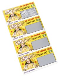 Winning Scratch Card- Strip of 4