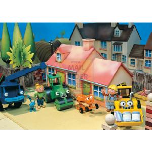 Jumbo 35 Piece Jigsaw Puzzle Bob Lofty Roley and Houses