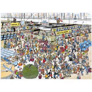 Falcon Jumbo Jan Van Haasteren The Airport 1000 Piece Jigsaw Puzzle