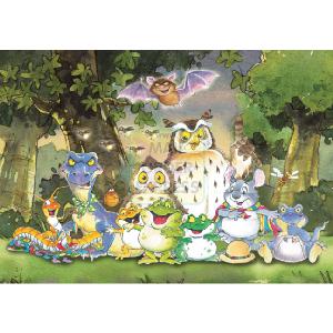 Falcon Jumbo Wide Eye 15 Piece Floor Puzzle