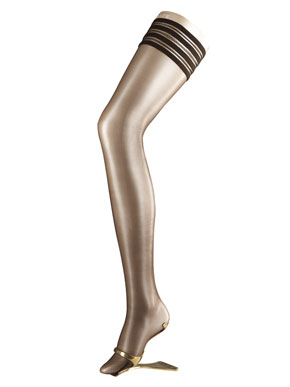 Falke Ladies 1 Pair Falke Diamond 10 Ultra Transparent Hold Ups In 3 Colours Crystal