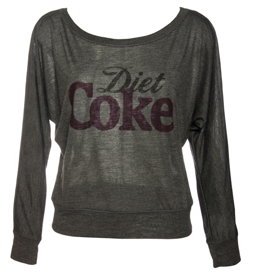 Ladies Diet Coke Off The Shoulder Lightweight