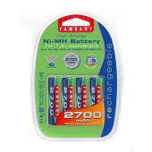 NMHAA27 2700mAh AA Batteries Four Pack