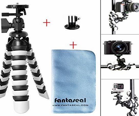 fantaseal  11 Octopus Flexible Tripod Gorillapod Mini Tripod DSLR Camera   GoPro Action Camera Tripod Outdoor Tripod Table Desk Tripod Travel Portable Tripod Stand w/ Quik Release Plate   Ball Head fo