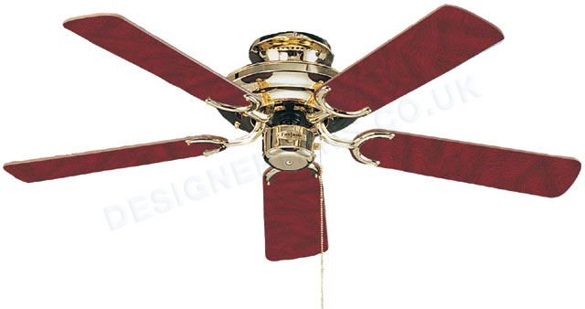 Fantasia Mayfair 42 inch polished brass ceiling