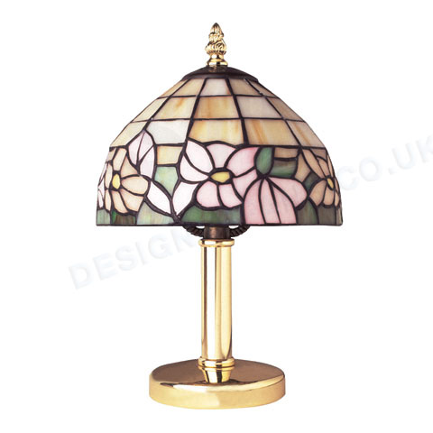 Fantasia Savannah polished brass tiffany flower