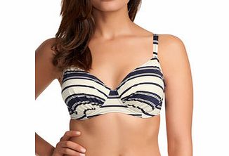 Fantasie Biarritz midnight striped bikini top