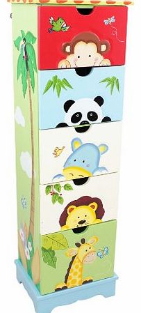 Fantasy Fields By Teamson Teamson Sunny Safari 5 Drawer Cabinet