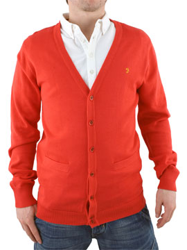 Red Fenwick Cardigan