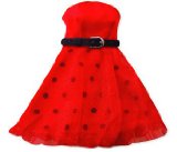 Fashion Angels Enterprises Fashion Angels Living Dolls Clothes - Red Bubble Dress