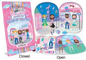 Fashion Angels Magnetic Dress Up Doll Set London