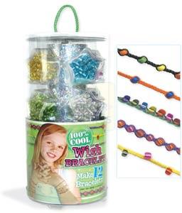 The Bead Shop 100 Cool Tubes Wish Bracelets