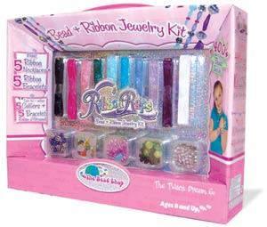 The Bead Shop Ribbon Rap Bead and Ribbon Jewellery Kit