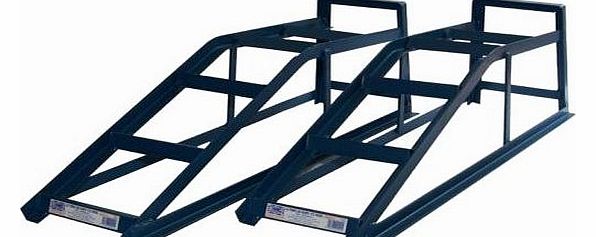  HEAVY DUTY 2 TONNE PAIR OF CAR RAMPS LIFTING EQUIPMENT CAR VAN 4X4