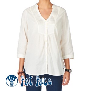 Fat Face Tops - Fat Face Bonnie Boxy Blouse Top