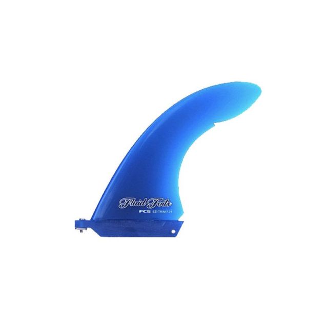 FCS Fluid Foils Ezi Trim Longboard Fin - Blue 7