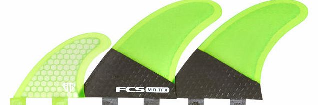 FCS MR TFX Performance Core Carbon/Fluro Tri Fin