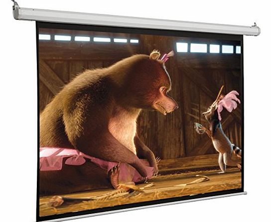 100 4:3 Electric Motorized Projector Screen Cinema Home HD TV Matt White