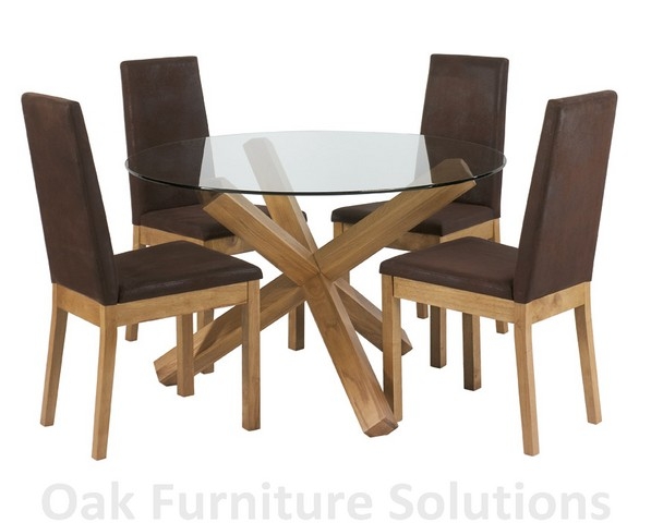 Dining Table and 4 Upholstered Dining Chairs