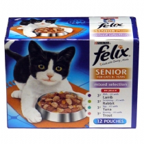 Senior Cat Pouches 100G X 48 Jumbo Pack