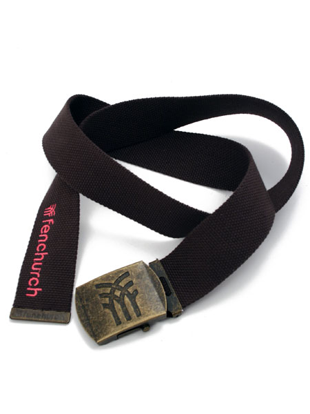 Fenchurch Brown Slybridge Canvas Belt