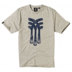 Mens Mic Arch T-Shirt Grey Marl