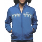 Womens Kearney Zip Thru Track Top Electric Blue