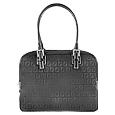 Fendi Black Zucchino Tote Handbag