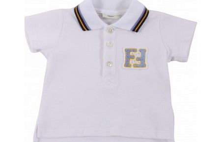 Logo baby polo T-shirt White `12 months,18