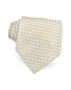 Mini Logo Checks Woven Silk Tie