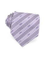 Signature Ribbon Bands Woven Silk Tie