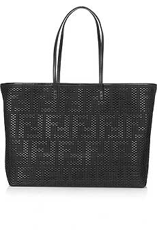 Fendi Woven logo tote