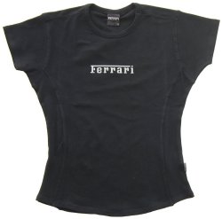 Ferrari Ferrari Logo Contour Top Black