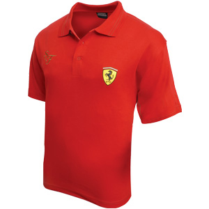 ferrari Gold Stitch Polo Shirt