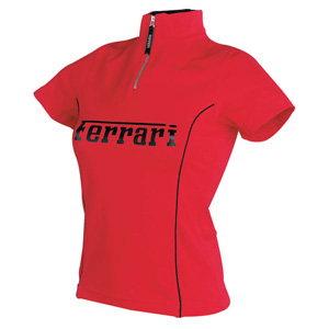 Ferrari ladies cycle top- Red