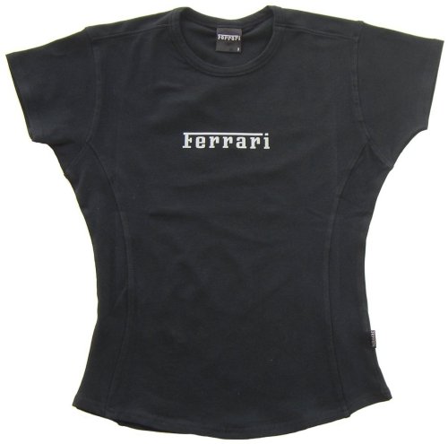 Ferrari Logo Contour Top Black