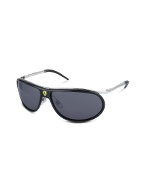 Prancing Horse Logo Oval Plastic Sunglasses