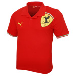 ferrari Puma Graphic Polo Red