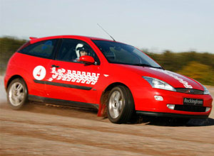 Ferrari vs rally at Rockingham