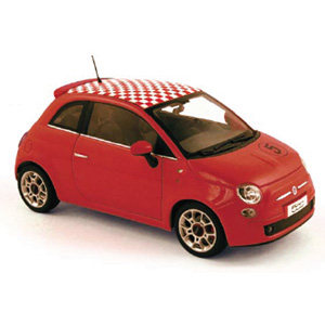 Fiat 500 Sport 2007 - Red 1:18