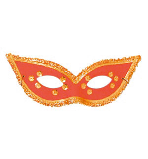 Fiesta eyemask, red