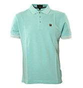 Aqua Pique Polo Shirt